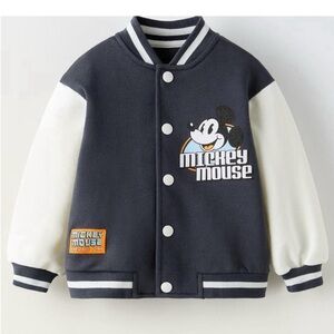 Zara Mickey Varsity Jacket 3yrs